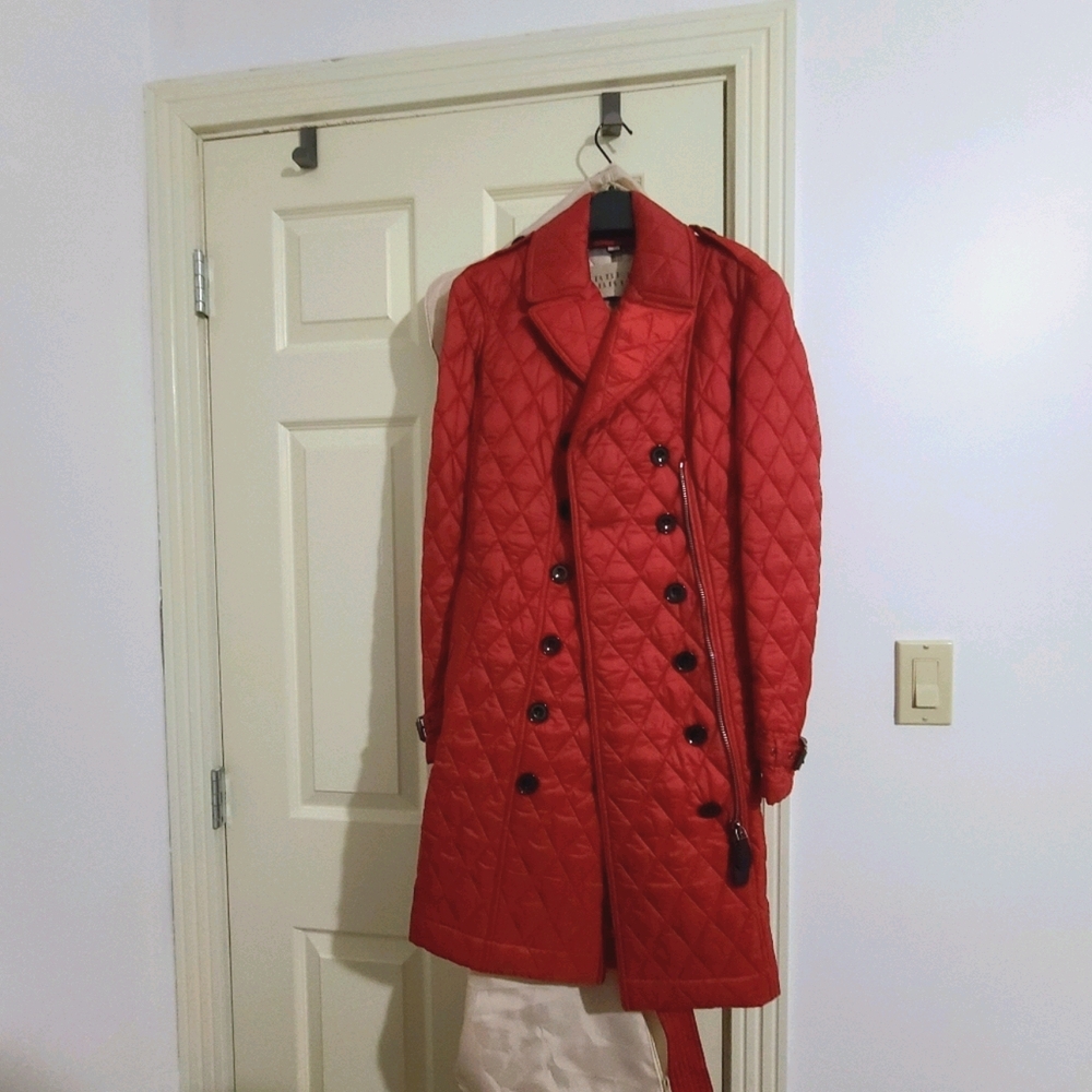 Authentic Burberry Brit Puffer Trench